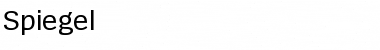 Spiegel Regular Font Title Preview