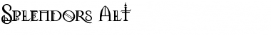Splendors Alt Regular Font Title Preview