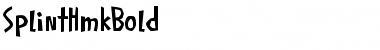 SplintHmkBold Regular Font Title Preview