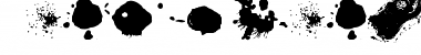 Split splat splodge Regular Font Title Preview