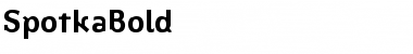 SpotkaBold Regular Font Title Preview