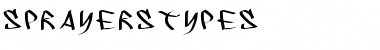 SprayersTypes Regular Font Title Preview