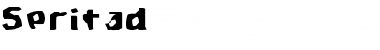 Spritad Regular Font Title Preview
