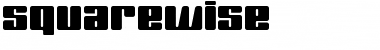 SquareWise Regular Font Title Preview
