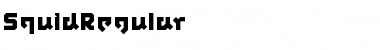 SquidRegular Regular Font Title Preview