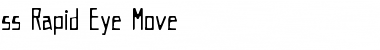 ss Rapid Eye Mo Regular Font Title Preview