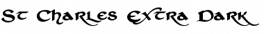 St Charles Extra Dark Regular Font Title Preview