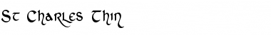 St Charles Thin Regular Font Title Preview