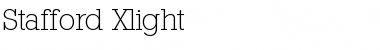 Stafford-Xlight Regular Font Title Preview