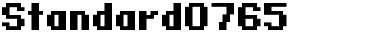 standard 07_65 Regular Font Title Preview