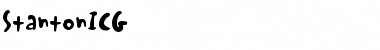 StantonICG Regular Font Title Preview