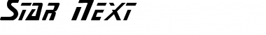 Star Next Regular Font Title Preview