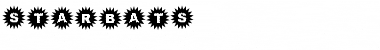 Starbats Regular Font Title Preview