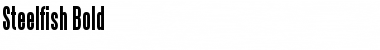 Steelfish Bold Font Title Preview