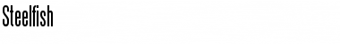 Steelfish Regular Font Title Preview