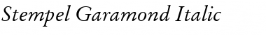 Stempel Garamond Regular Font Title Preview