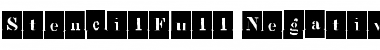 StencilFull Regular Font Title Preview