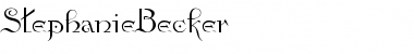 StephanieBecker Regular Font Title Preview