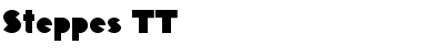 Steppes TT Regular Font Title Preview