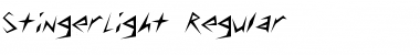 StingerLight Regular Font Title Preview