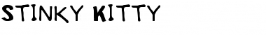 Stinky Kitty Regular Font Title Preview