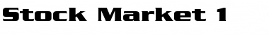 Stock Market 1 Regular Font Title Preview