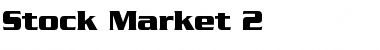 Stock Market 2 Regular Font Title Preview