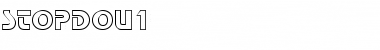 StopDOu1 Regular Font Title Preview