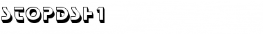 StopDSh1 Regular Font Title Preview