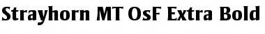 Strayhorn MT OsF Extra Bold Regular Font Title Preview