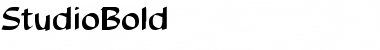 StudioBold Regular Font Title Preview