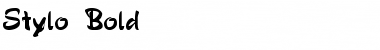 Stylo Bold Font Title Preview