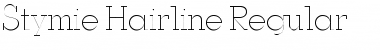 Stymie Hairline Regular Font Title Preview