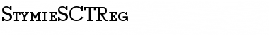 StymieSCTReg Regular Font Title Preview