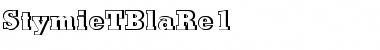 StymieTBlaRe1 Regular Font Title Preview
