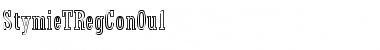 StymieTRegConOu1 Regular Font Title Preview