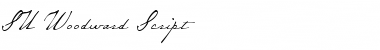 SU Woodward Script Regular Font Title Preview