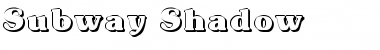 Subway Shadow Regular Font Title Preview