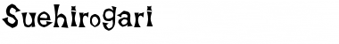 Suehirogari Regular Font Title Preview