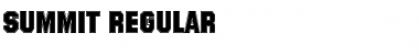 Summit Regular Font Title Preview