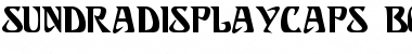 SundraDisplayCaps Bold Font Title Preview