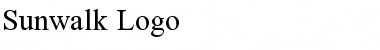 Sunwalk Logo Regular Font Title Preview