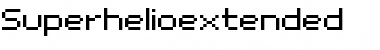 Superhelio Regular Font Title Preview