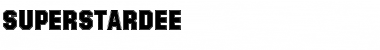 SuperstarDEE Regular Font Title Preview