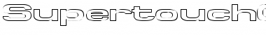 SupertouchOutline Regular Font Title Preview