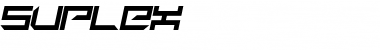suplex Regular Font Title Preview