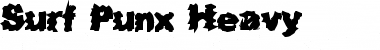 Surf Punx Heavy Font Title Preview