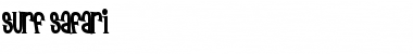 Surf Safari Regular Font Title Preview
