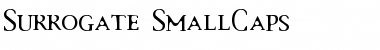 Surrogate SmallCaps Font Title Preview
