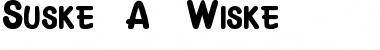 Suske & Wiske Regular Font Title Preview